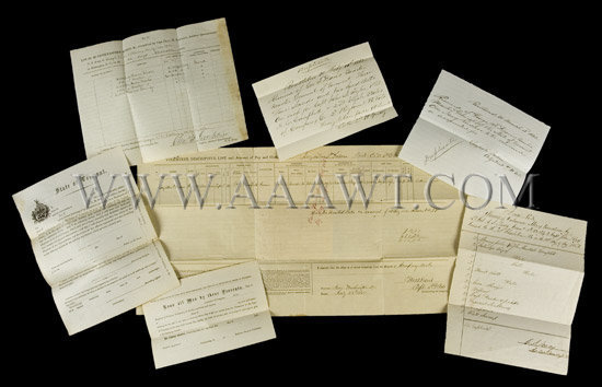 Grouping of Vermont
Civil War Documents, entire view
